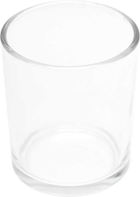 Rico Design Kerzenglas aus Glas in transparent, Durchmesser: 6,5 cm, Höhe: 6,5 cm - Bild 1