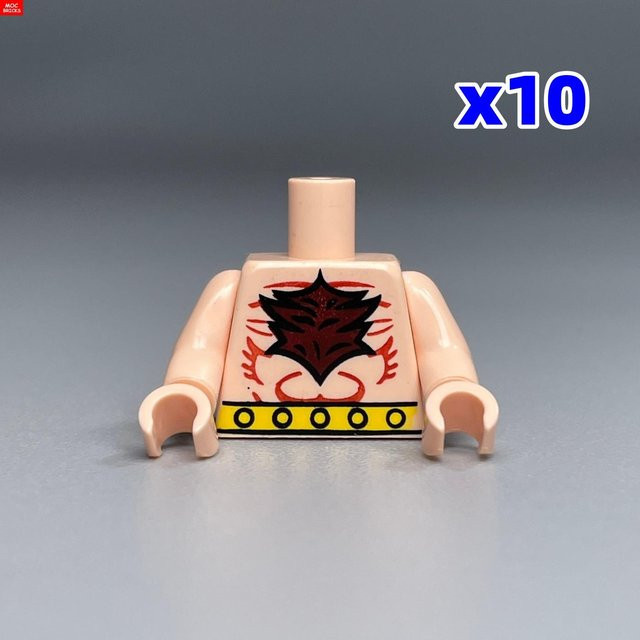 Yiran toy MOC Steine Torso Körper Mann Muskelhose, 10-teiliges Set, ab 6 Jahren - Bild 1