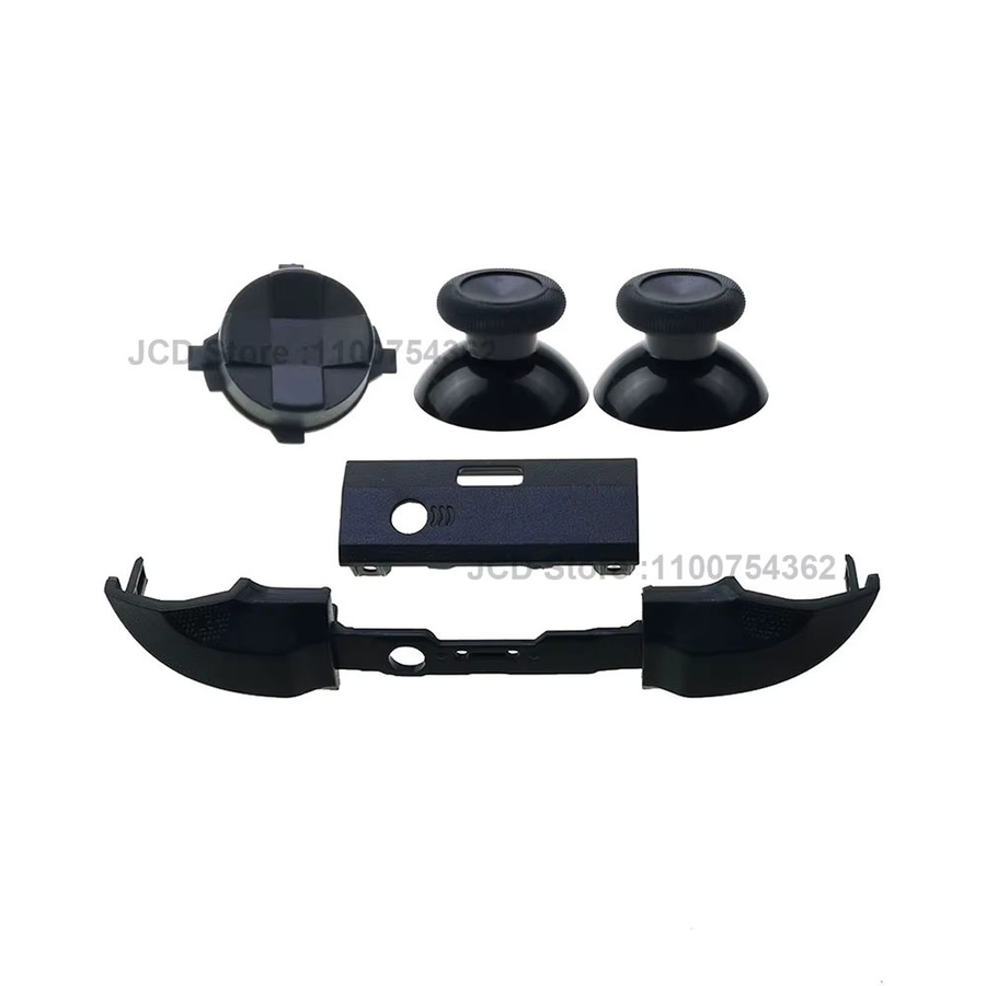 Jcd Reparatur-Set für Xbox Series X und S Controller: Ersatzteile für RB LB Stangen, Analog-Sticks, D-Pad und Griffkappen in Schwarz - Bild 3