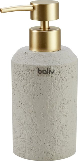 baliv Cosy Cave trend Seifenspender aus Beton in Grau-Gold - Bild 1