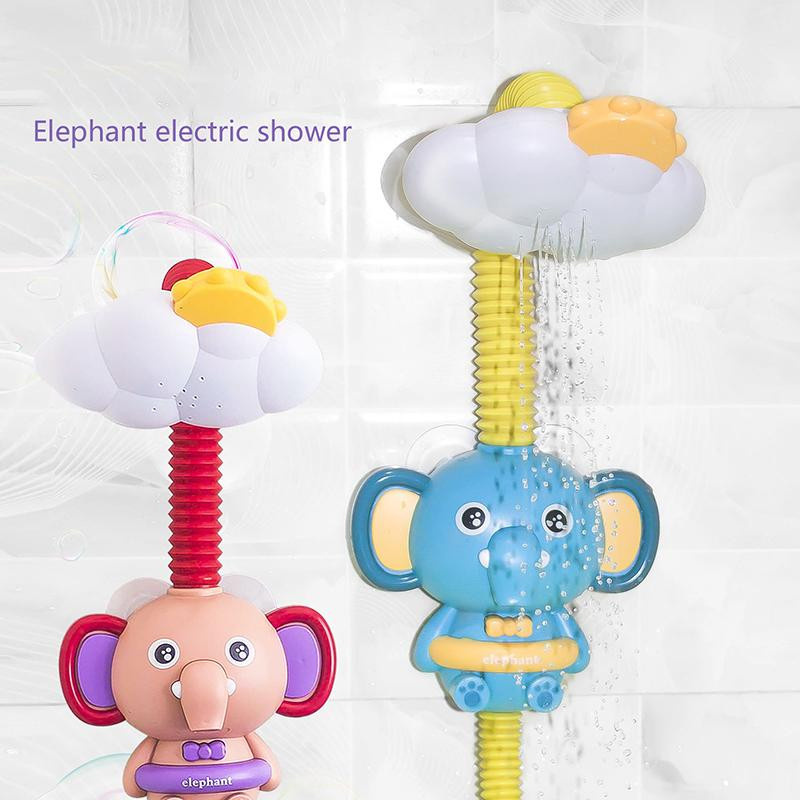 Topmix Elefant Wassersprüh Badespielzeug, blau, ab 0 Jahre - Bild 1
