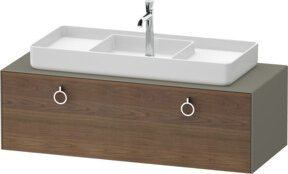 Duravit Waschtischunterschrank White Tulip in White, B/T/H: 130 x 55 x 40,8 cm - Bild 1