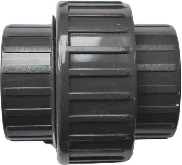 Cepex PVC Verschraubung Klebemuffe Adapter mit Innengewinde 40 mm x 1 - 1/4 in Schwarz - Bild 1