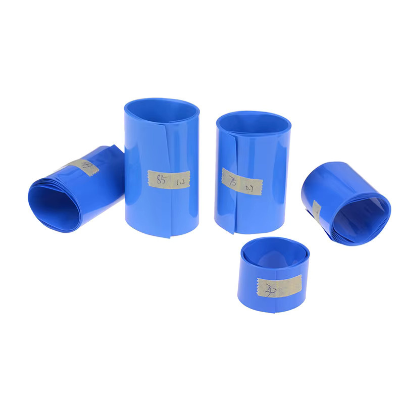 ESHYLALA Schrumpfschlauch für 18650 Lithium-Ionen-Akkus, PVC Wärmeschrumpffolie in Blau, Maße: Höhe: 65 mm, Breite: 75 mm, Tiefe: 85 mm - Bild 2