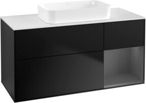 V&B Waschtischunterschrank Finion in Anthrazit lackiert, B/T: 120 x 60 cm - Bild 1