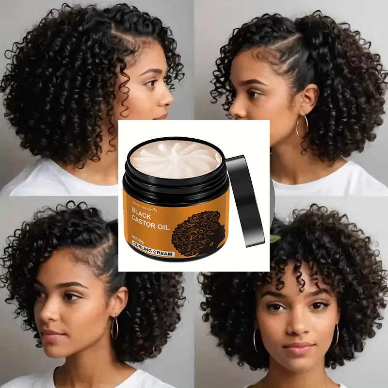 Water Ice Levin Lockencreme mit Rizinusöl, Unisex, für lockiges Haar - Bild 3