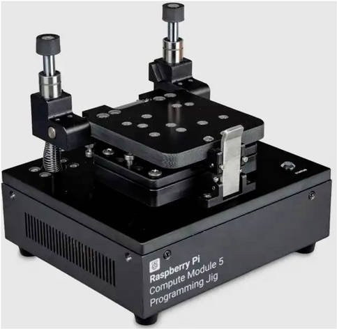 Raspberry Pi SC2357 Compute Module 5 Programming Jig in Schwarz mit Ethernet/LAN und Wi-Fi - Bild 1
