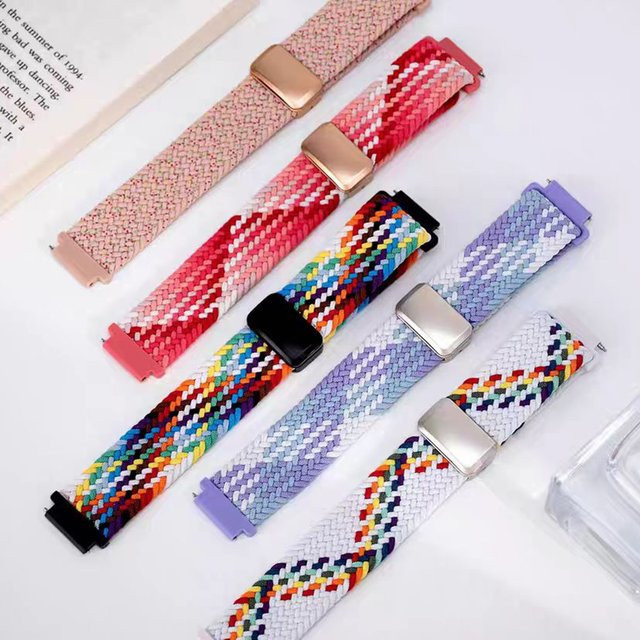 fiterme Uhrenarmband Nylon, magnetisch, geflochten, Bunt - Bild 1