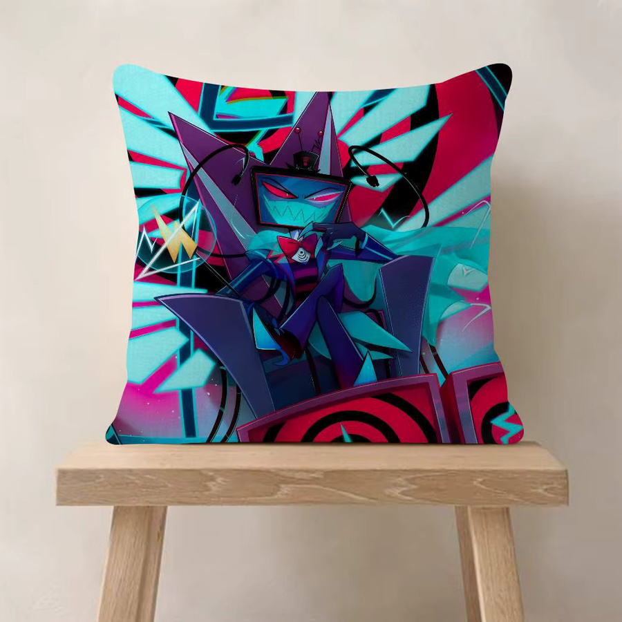 Helluva Boss Vox Kissenbezug von Rastar, Multicolour, B/B: 45 x 45 cm - Bild 5