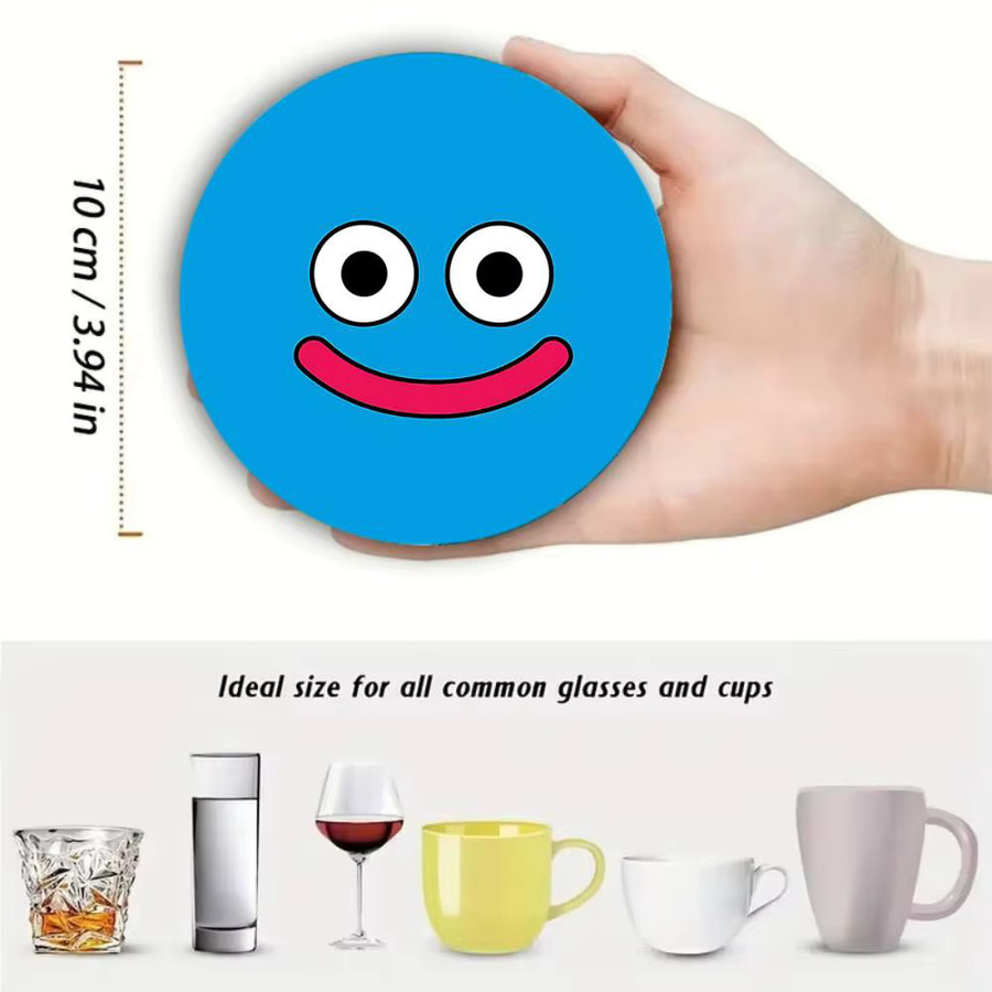 Dragon Quest Rocket Slime Holz-Untersetzer rund Durchmesser: 10 cm - Bild 4