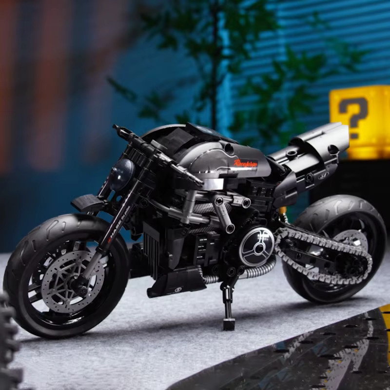 M MENBIS Motorrad-Bausteine-Modell, 1:8, 538 Teile - Bild 3