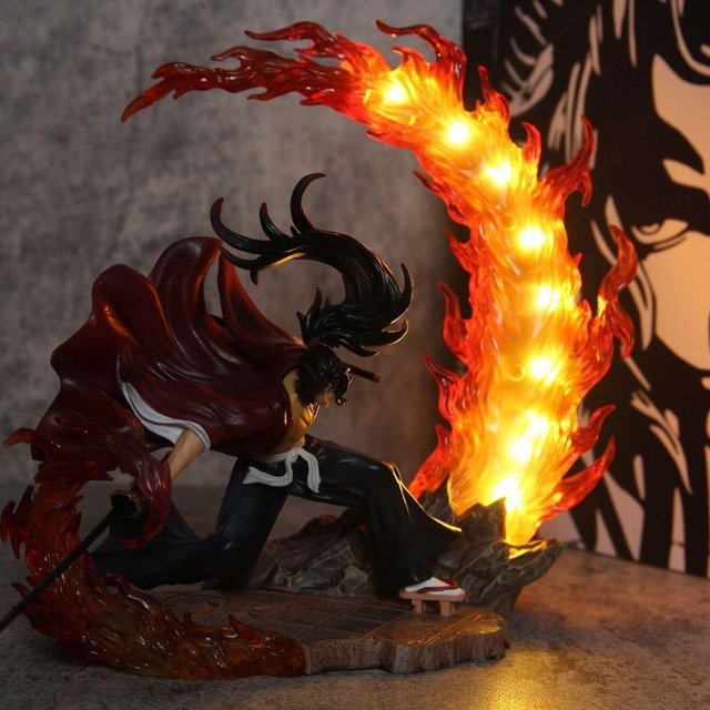 Yiran toy 1 Demon Slayer Tsugikuni Yoriichi Actionfigur mit Licht PVC - Bild 1