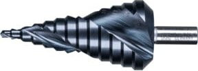 PFERD Stufenbohrer HSS mit HICOAT Beschichtung, Ø 4-39 mm, 3-Flächenschaft Ø 10 mm, Silber - Bild 1