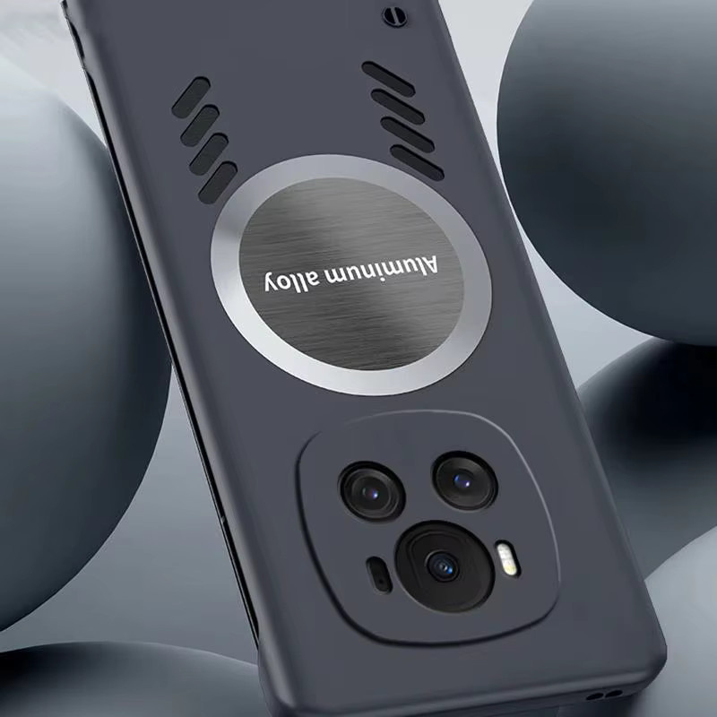 Magnetische Graphene Handyhülle für HONOR X9C Magic 6 Pro 7 8 500 400 300 200 100 90 70 50 in Schwarz mit Wärmeableitung und rahmenloser Abdeckung - Bild 2