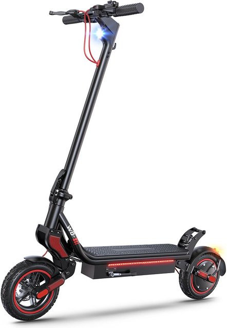 iScooter W8 Elektroroller in Schwarz mit 750W Motor, 48V 14Ah Akku und 9,3 Zoll Reifen - Bild 1