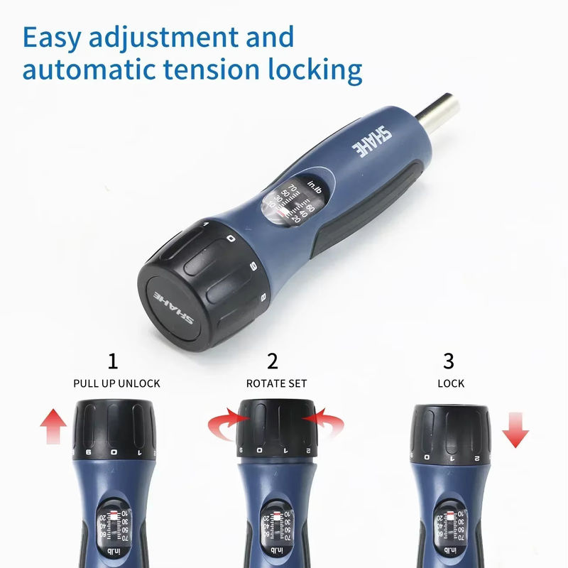 SHAHE Drehmomentschraubendreher Set mit Bits für Auto und Fahrrad Reparatur 10-70 lb-ft - Bild 5