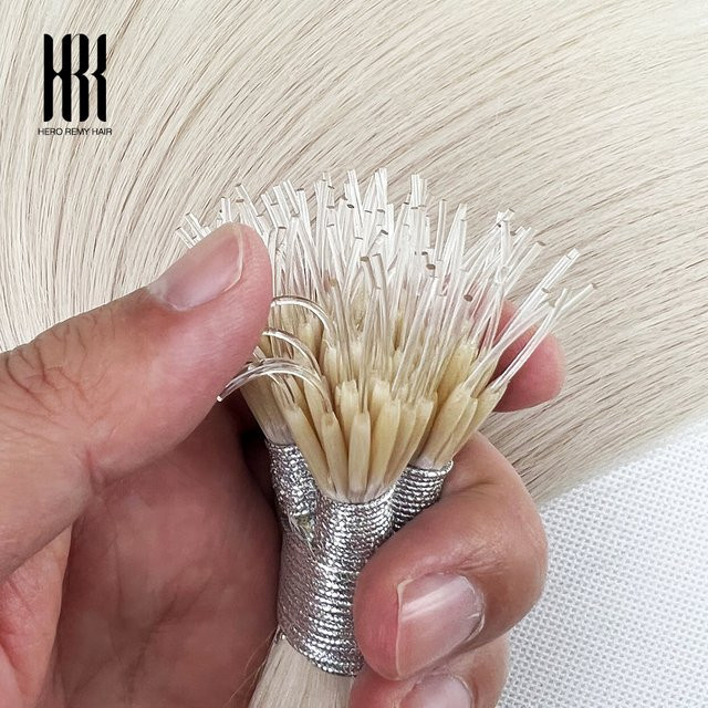 Hero Echthaarverlängerungen Remy-Haar, Micro-Links, Highlight, 16-22" - Bild 1