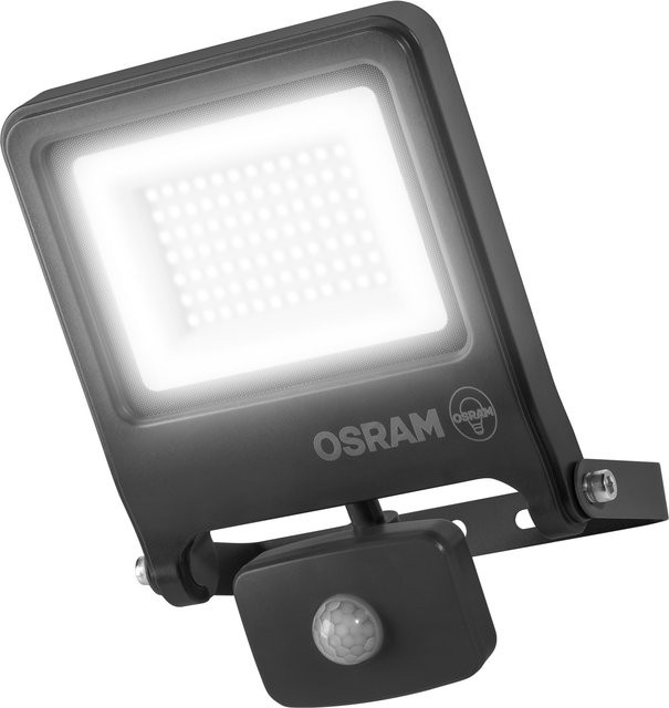OSRAM Endura Flood Sensor LED-Außenstrahler in Dunkelgrau mit Bewegungsmelder und Dämmerungssensor, 50 W, 5000 Lumen, IP65 - Bild 1