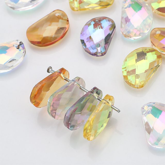 YUANZHIRUN Strass-Anhänger, Kristall, Bunt, 17 mm - Bild 1