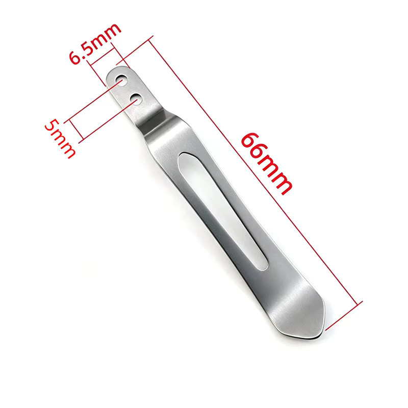 North Mountain CNC-gefertigter Edelstahl-Messerclip für Chop2 Chop3 JellyFish Kaiken Higonokami in 4 Farben - Bild 1