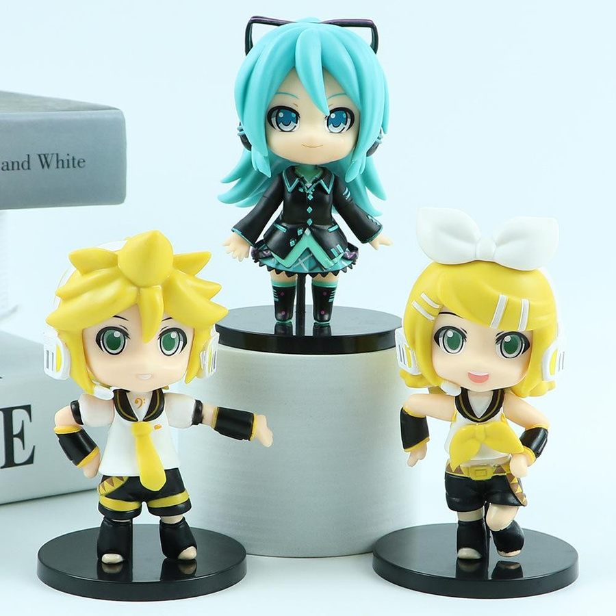 Yiran toy 1 Hatsune Miku Anime Figur PVC Modell 10cm - Bild 3