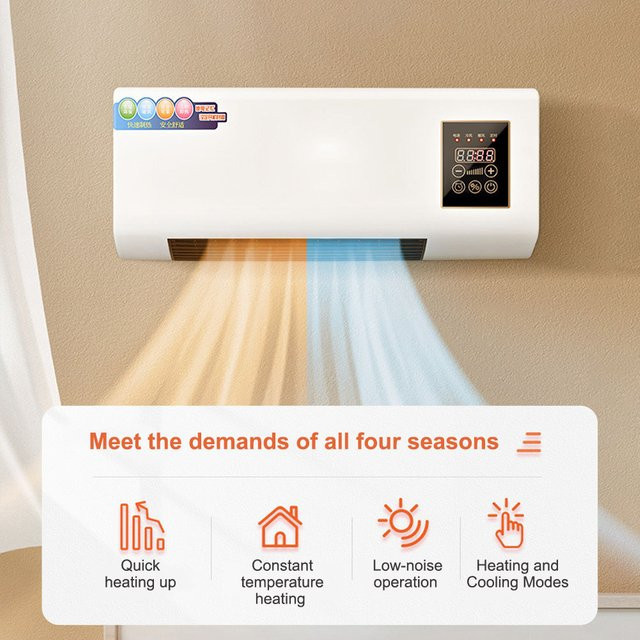 Dreaminglight 2-in-1 Wandklimaanlage und Heizgerät in Weiß für Camper und Wohnmobile - Bild 1