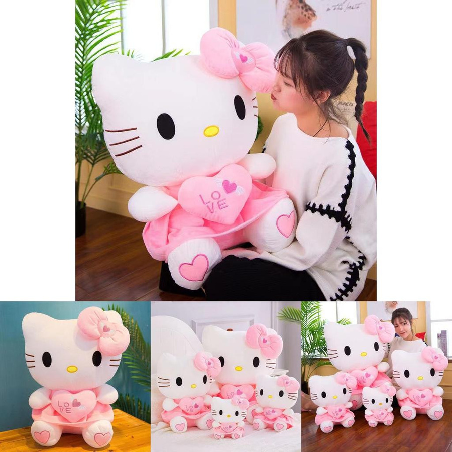 Hello Kitty Plüschtier aus Samt und Daunenbaumwolle 55cm - Bild 3
