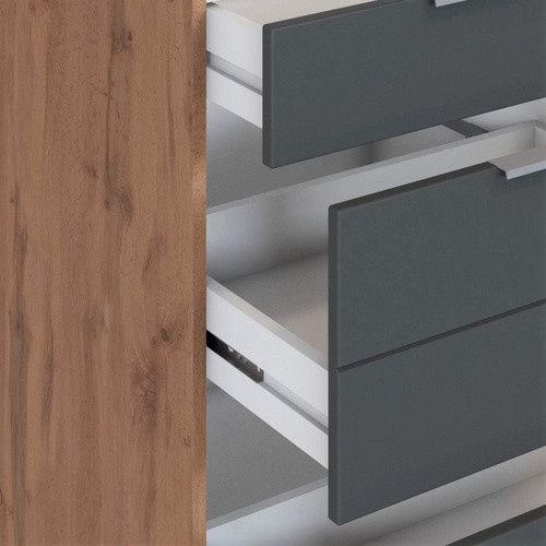 Unterschrank Faro von HELD MÖBEL in Grau aus Holzwerkstoff, B/H/T: 180 x 86 x 60 cm - Bild 2