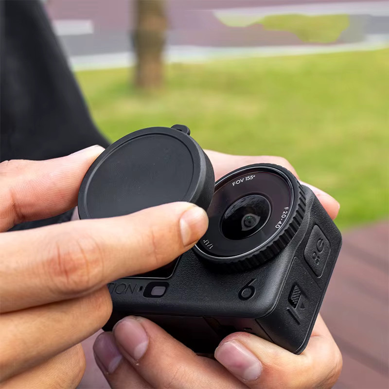 DJI Silikon-Objektivdeckel für Osmo Action 6 in Schwarz - Bild 4