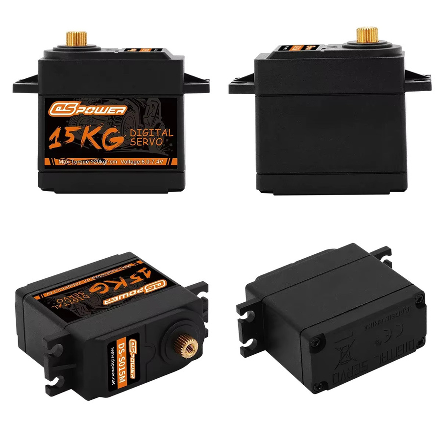 DSpower Digital Servo, Metall Getriebe, Wasserdicht, für RC Auto Hubschrauber Boot - Bild 3