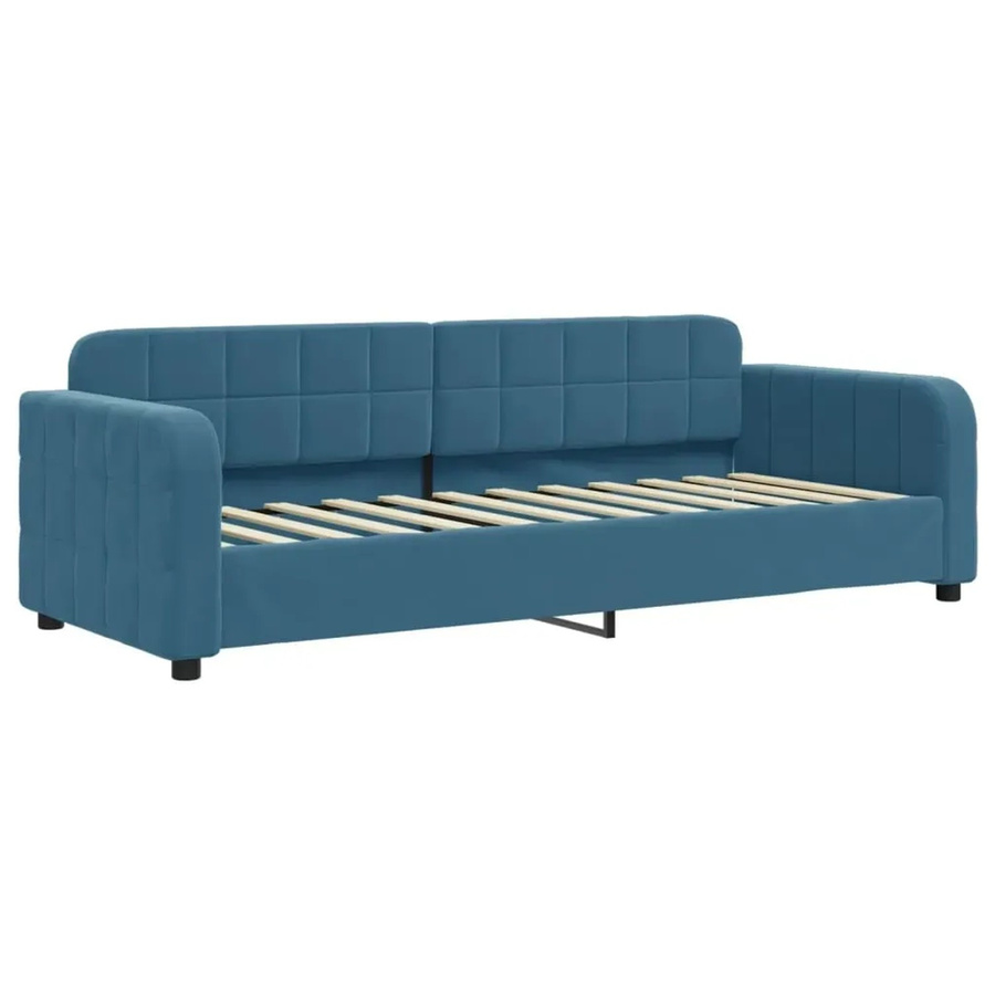 vidaXL Tagesbett Blau aus Samt B/T/H: 80 x 200 cm - Bild 2