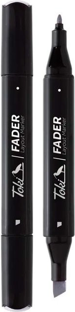 Toki Marker Fader Permanent Marker mit Keilspitze in 66 Farben Cold Grey CGII8 - Bild 1