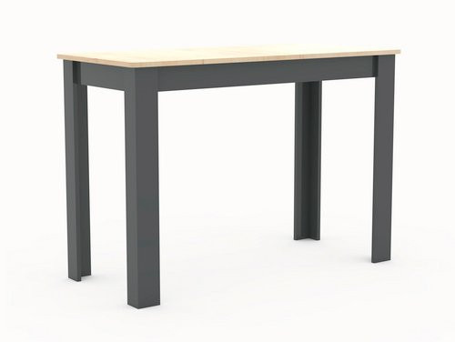 VCM Esstisch Esal in Grau, rechteckiger Esstisch aus Holzwerkstoff, B/H/T: 110 x 76 x 50 cm - Bild 1
