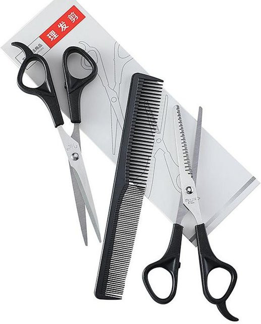 Mango Event Friseurschere-Set, 3-teilig, Schwarz - Bild 1