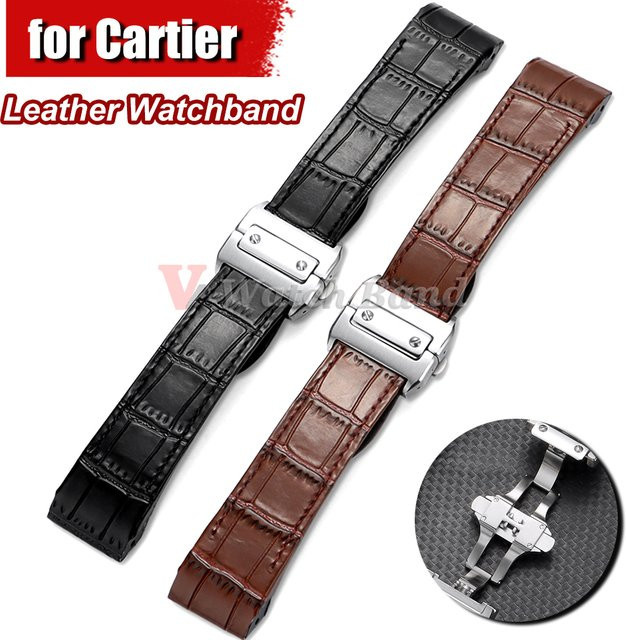 Uhrenarmband Kalbsleder, 20 mm, 23 mm, Faltschließe, Unisex - Bild 1