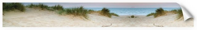 Myspotti Küchenrückwandfolie Dünenpanorama Selbstklebend, Multicolor, B: 450 cm, H: 60 cm - Bild 1