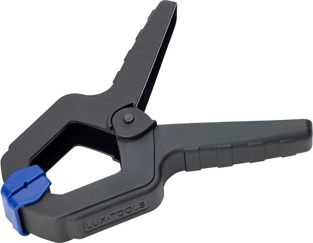 LUX-TOOLS Leimklemme Classic in Schwarz mit Kunststoffelementen, Spannweite 150 mm - Bild 1