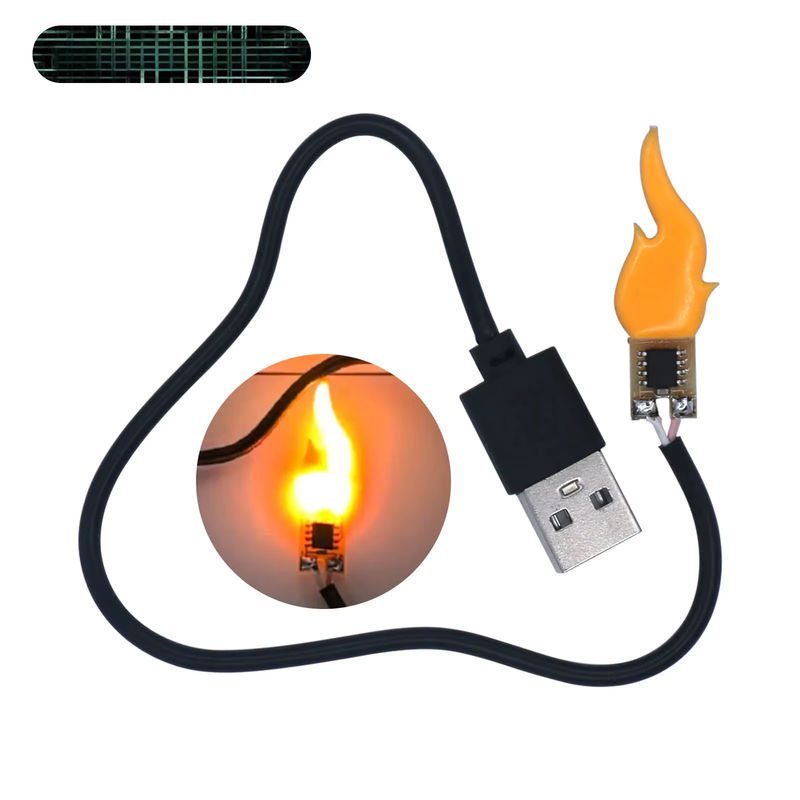 DT&ZM LED-Edison-Glühbirne mit Kerzenlicht-Effekt, Warmweiß 2200 K, USB-Schnittstelle 5 V - Bild 6