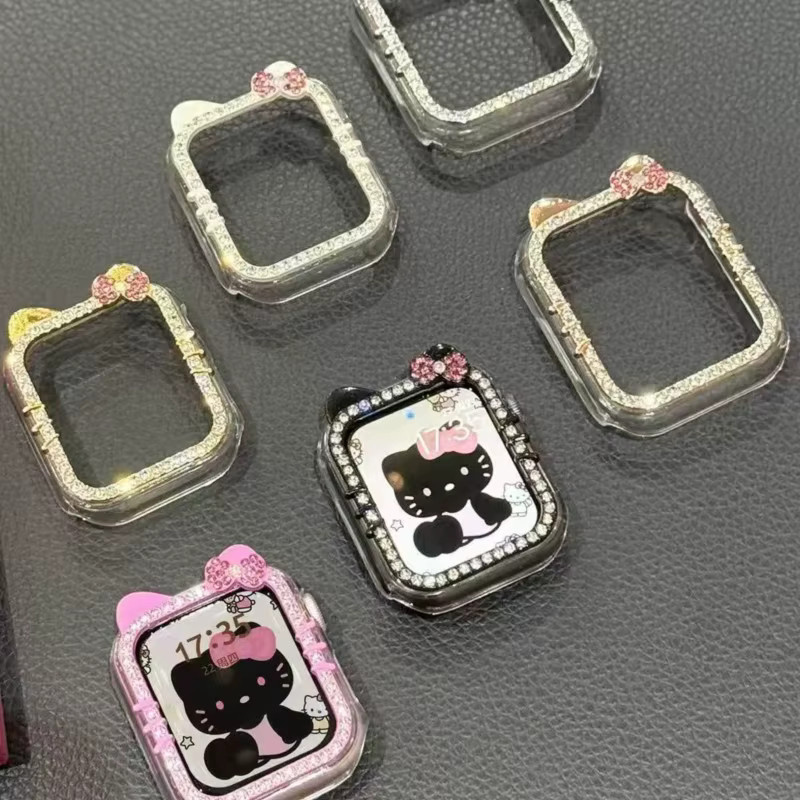 Sanrio Hülle für Apple Watch, Silber, Kristall, Unisex - Bild 2
