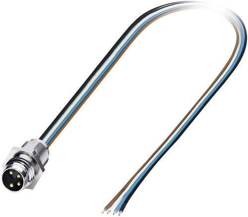 Phoenix Contact 1520055 Sensor-Aktor-Einbausteckverbinder M12 Stecker, 5-polig, Schwarz, 0,50 m - Bild 1