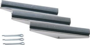 BGS Ersatzbacken für Honwerkzeug Art. 1157, 3-teiliges Set, Grau, Breite: 75 mm, Höhe: 280 mm - Bild 1