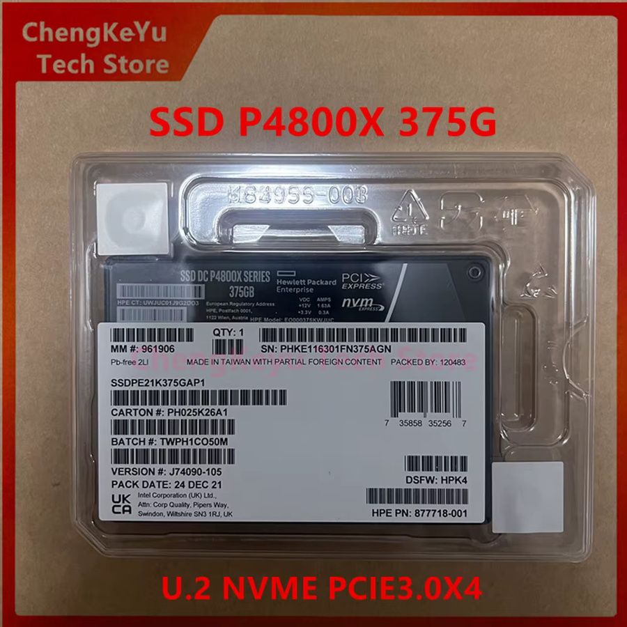 Intel Optane P4800X NVMe PCIe 3.0 Enterprise SSD U.2 in Schwarz - Bild 2