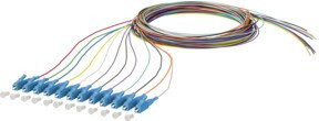 BTR NETCOM OpDat Faserpigtail OS2 E9/125 mit LC-Stecker, 2m, Multicolor - Bild 1