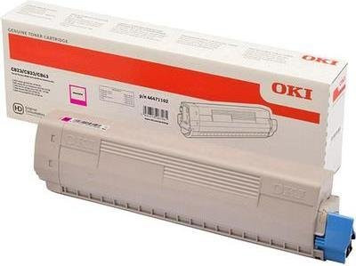 OKI Original Tonerpatrone Magenta für C823dn und C823n (46471102) - Bild 1