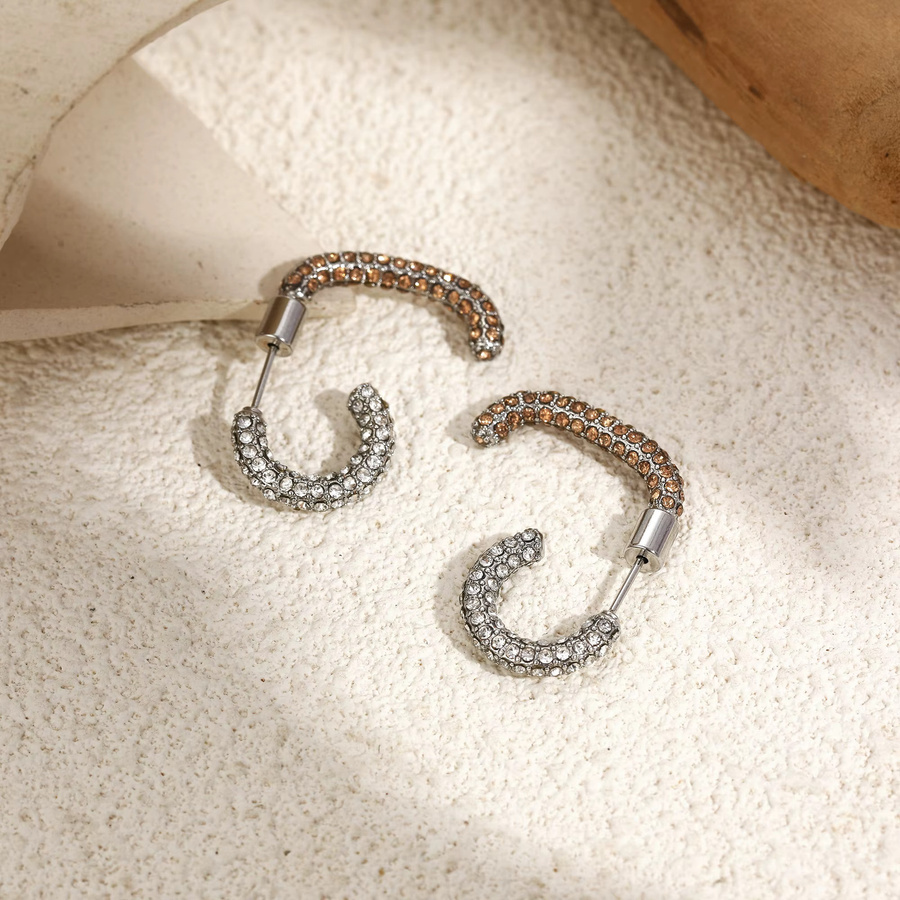 Erpels Ohrstecker, Edelstahl, Zirkon, Damen - Bild 2