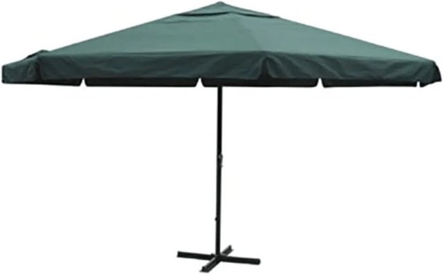 vidaXL Sonnenschirm Grün aus Aluminium und Polyester mit 500 cm Durchmesser - Bild 1