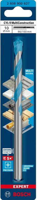 Bosch Expert CYL-9 MultiConstruction Mehrzweckbohrer mit Hartmetallspitze Durchmesser: 10 mm, Gesamtlänge: 150 mm - Bild 2