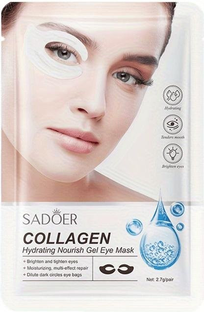 SADOER Collagen Hydrogel Hydrating Eye Mask, Hyaluronsäure, Unisex - Bild 1