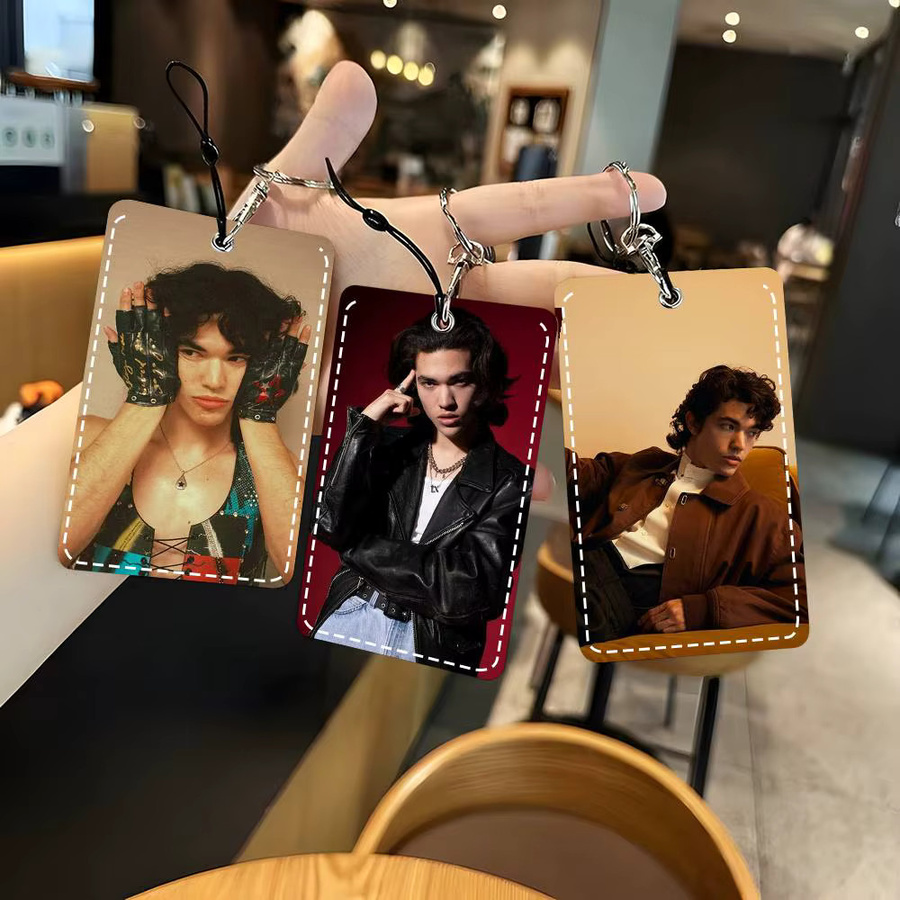 Schlüsselanhänger Leder, Kartenetui, Singer Conan Gray - Bild 4