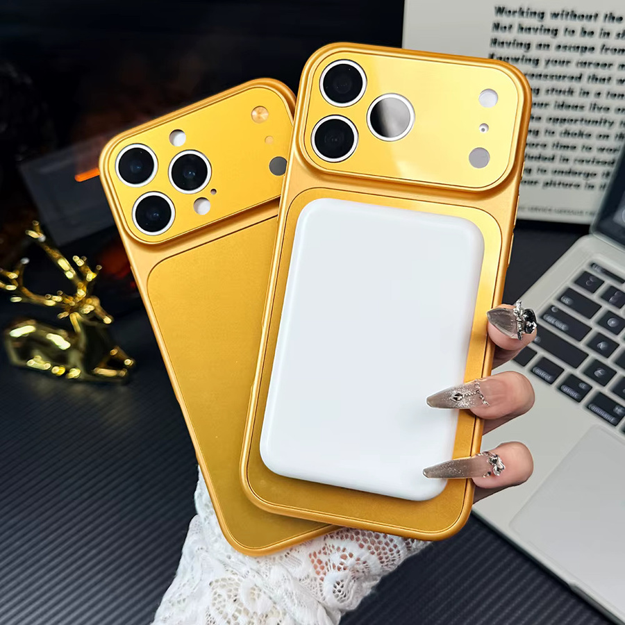 NYFundas MagSafe Handyhülle aus Hart-PC in Gold für iPhone 17 Air 16 Pro Max 15 14 13 12 11 - Bild 6